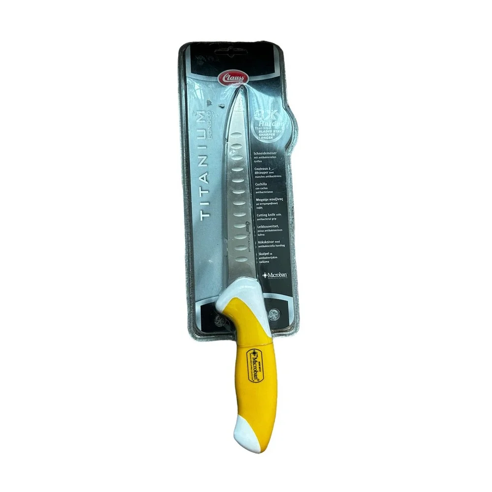 Clauss Titanium Bonded 7”‎ Blade Knife, Microban Protected